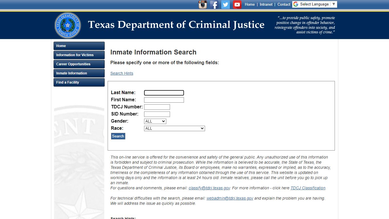 Tdcj Parole Release Issues